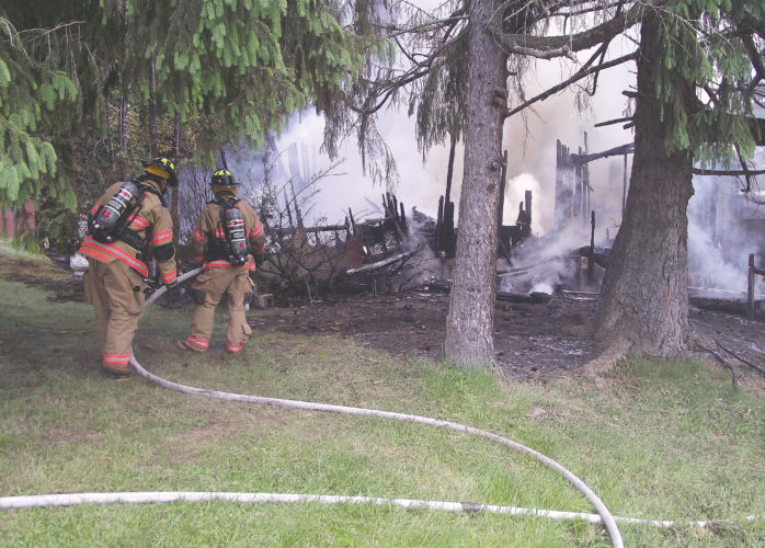 Firefighters battle house fire News, Sports, Jobs Altoona Mirror
